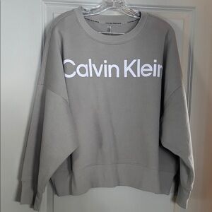 Calvin Klein Taupe Logo Sweatshirt